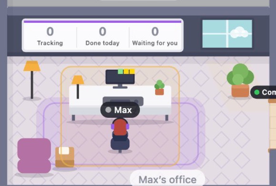 The personal assistant at work in their own office